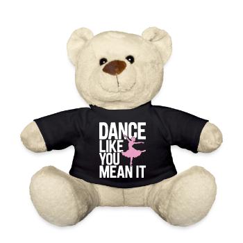 Dansez comme vous le pensez Typographie Design - Nounours - noir - Devant