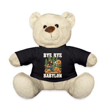 Halloween Weed - Teddy Bear - black - Front