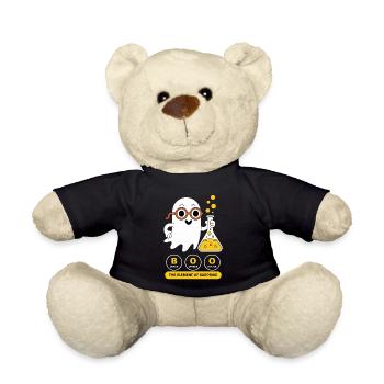 Halloween Chemistry Periodic Humor - Teddy Bear - black - Front