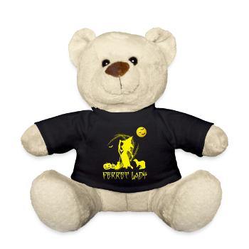 Ferret Lady Sorcière Halloween T-shirt drôle - Nounours - noir - Devant