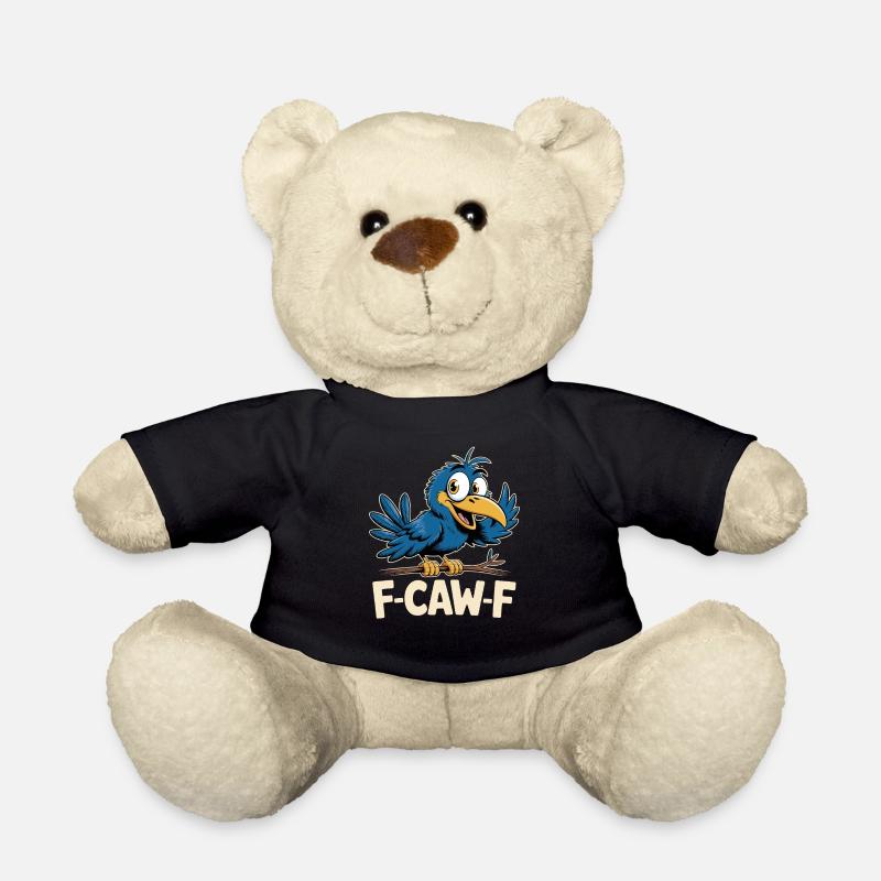 F-Caw-F Meme Crow - Nounours - noir