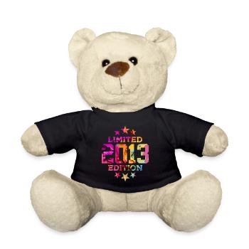 LIMITED EDITION 2013 13TH BIRTHDAY - Teddy Bear - black - Front