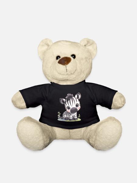 Zebras Zebra - Teddy - Schwarz