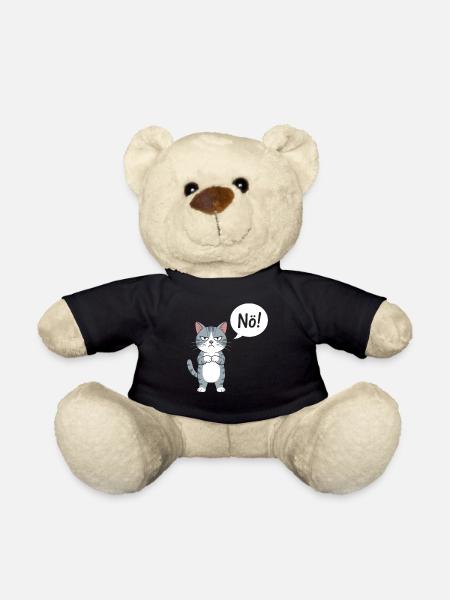 Nö! Lustige Katze Mit Spruch - Teddy - Schwarz