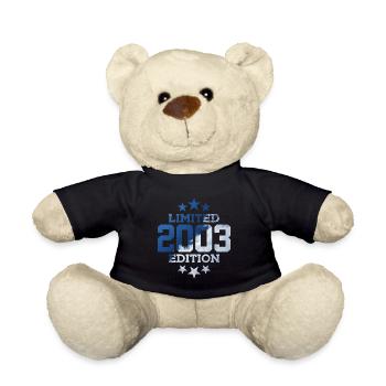 LIMITED EDITION 2003 23RD BIRTHDAY - Teddy Bear - black - Front