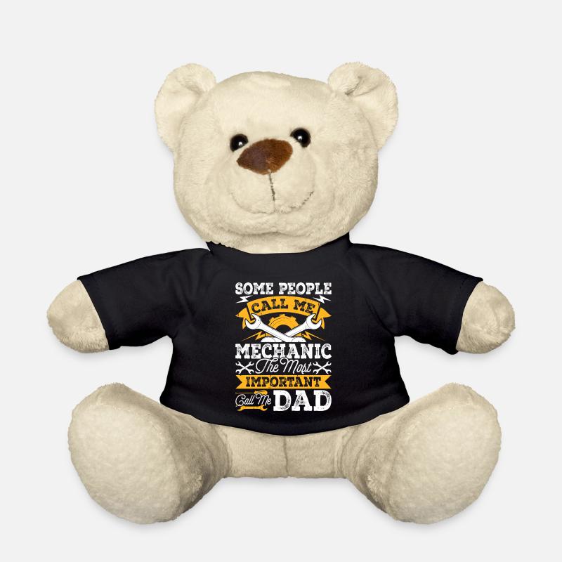 Mécanicien Mécatronicien Technicien Tournevis Cadeau - Nounours - noir