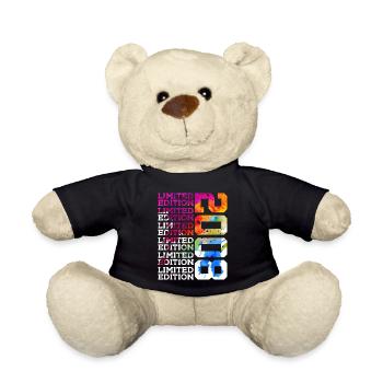 LIMITED EDITION 2008 18 YEARS 18TH BIRTHDAY - Teddy Bear - black - Front