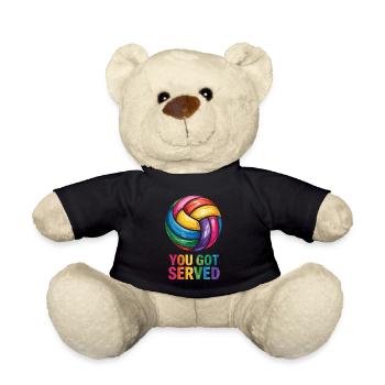Vous avez été servi Colorful Volleyball Fun - Nounours - noir - Devant