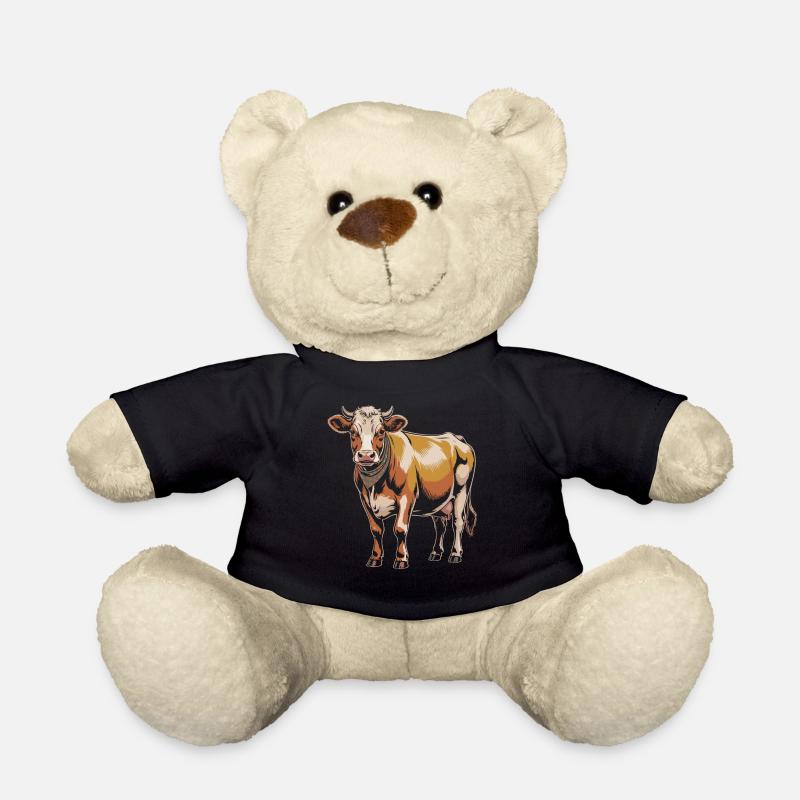Kuh Kühe - Teddy - Schwarz