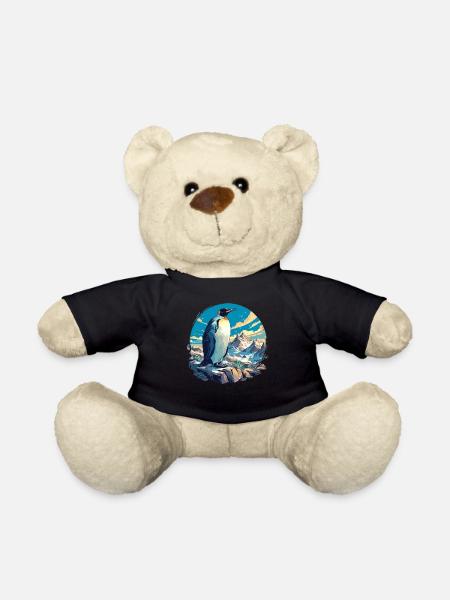 Penguins Penguin - Teddy Bear - black