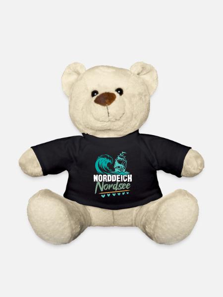 Nordsee Urlaub NORDDEICH OSTHOLSTEIN Lustiges - Teddy - Schwarz