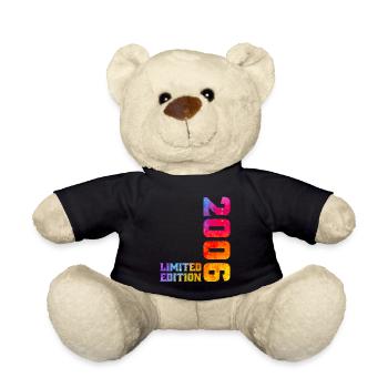 2006 Limited Edition Geburtstagsgeschenkidee - Teddy - Schwarz - Vorne