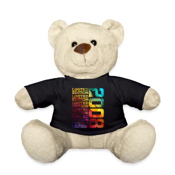 LIMITED EDITION 2008 18 YEARS 18TH BIRTHDAY - Teddy Bear - black - Front