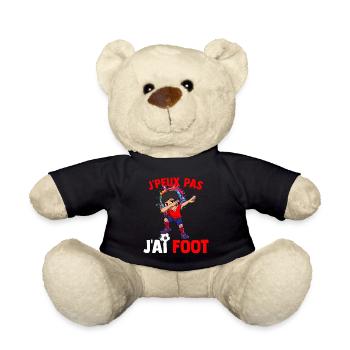 Ich kann nicht haben Ich habe Fußballspieler Fußballfan - Teddy - Schwarz - Vorne
