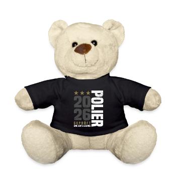 Geprüfter Polier 2026 - Teddy - Schwarz - Vorne