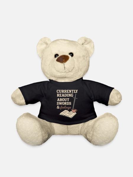 Booktok Fantasy Bookish Humor Geschenk Für - Teddy - Schwarz