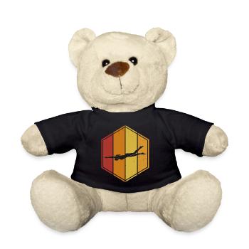 Schwimmen Wassersport Schwimmer Geschenke - Teddy - Schwarz - Vorne