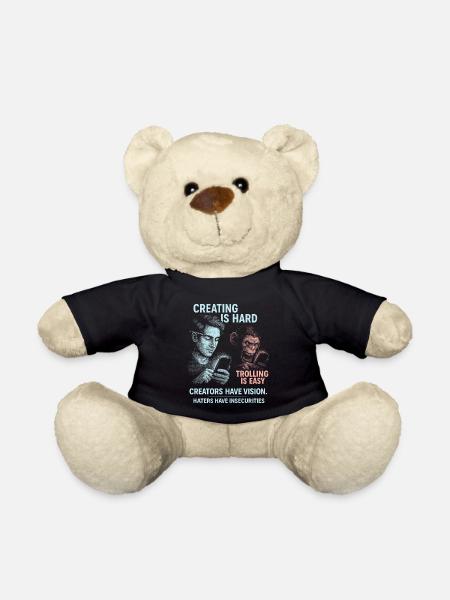 Social Media Creator Shirt Influencer Creators - Teddy - Schwarz