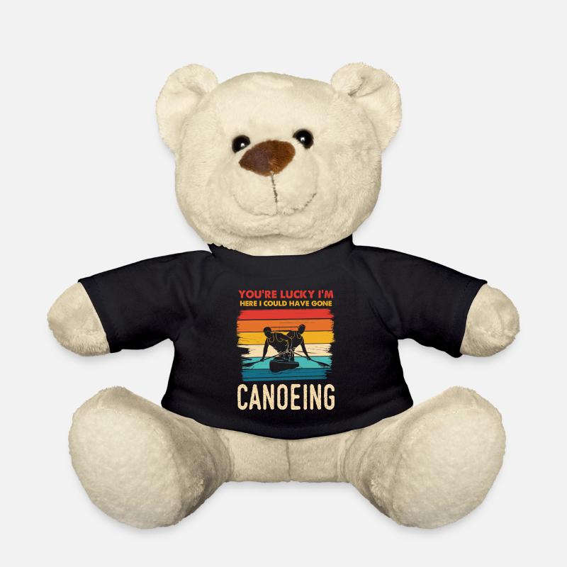 Kanu Spruch Regenbogen Stil - Teddy - Schwarz
