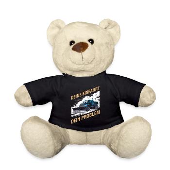 Winterdienst YOUR DRIVEWAY YOUR PROBLEM Lustig - Teddy - Schwarz - Vorne
