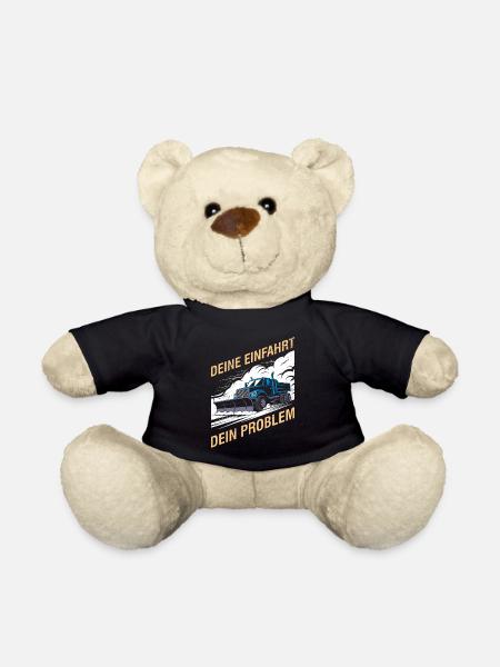 Winterdienst YOUR DRIVEWAY YOUR PROBLEM Lustig - Teddy - Schwarz