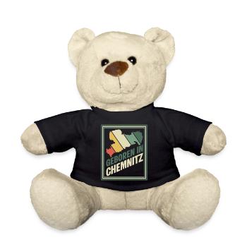 Né à Chemnitz Vintage Signet - Nounours - noir - Devant