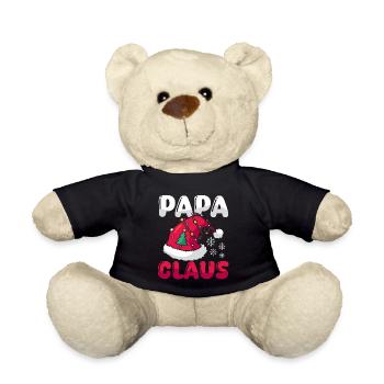 Noël du Père Noël Papa Noël - Nounours - noir - Devant