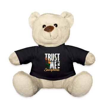 Tell me I'm a saxophonist Funnier - Teddy Bear - black - Front