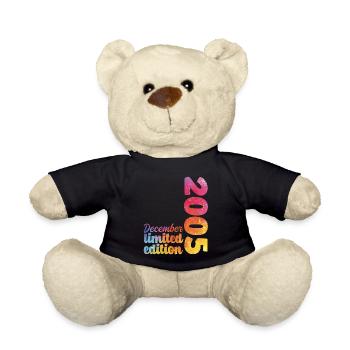December 2005 Birthday Gift - Teddy Bear - black - Front