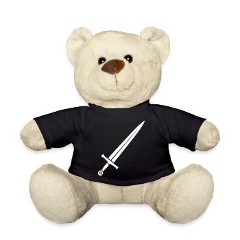 Chevalier Épée Vecteur Médiévale Fantastique - Nounours - noir - Devant