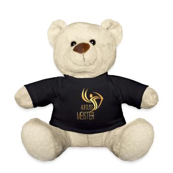 ​Aufguss Meister Sauna Wellness Logo Profi Gold - Teddy - Schwarz - Vorne