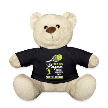Joueur de tennis offre des tenues de paroles de tennis - Nounours - noir - Devant