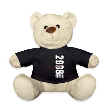 18th Birthday Original January 2008 - Teddy Bear - black - Front