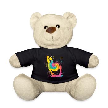 Skeleton Bobsleigh Winter Sports Sled - Teddy - Schwarz - Vorne