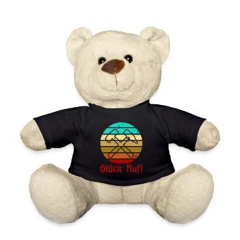 Glück Auf! - Ruhrpott - Zeche - Zollverein - Teddy - Schwarz - Vorne