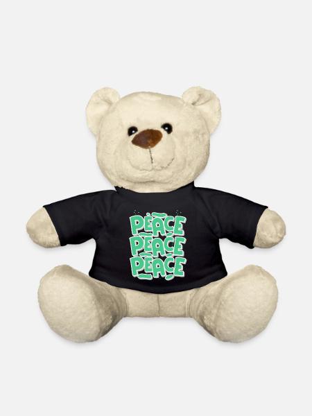 Peace - Teddy - Schwarz