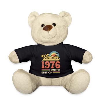 Vintage Jubiläumsgeschenk von 1976 - Teddy - Schwarz - Vorne