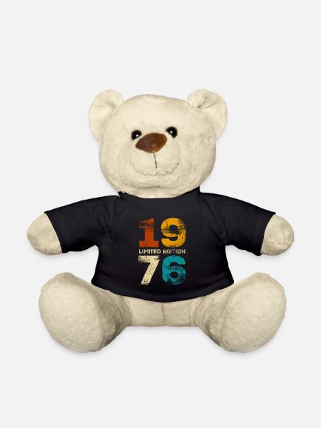 Limited Edition 1976 Retro Geburtstag Geschenk - Teddy - Schwarz