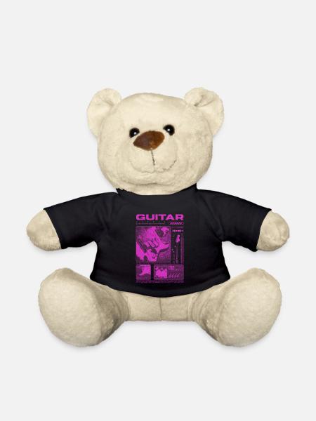 Gitarrist, Rockgitarrist, Streetwear-Musiker - Teddy - Schwarz