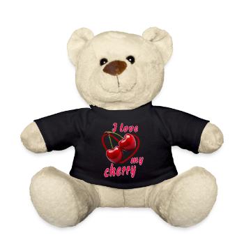 CERISES J’adore ma cerise - Nounours - noir - Devant
