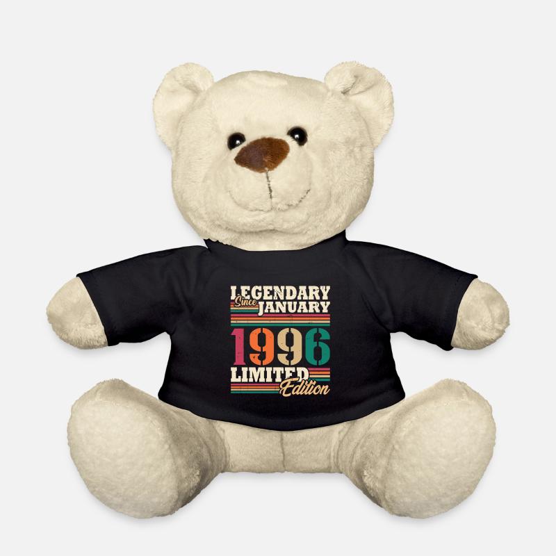 Retro-Geburtstagsgeschenk im Januar 1996 - Teddy - Schwarz