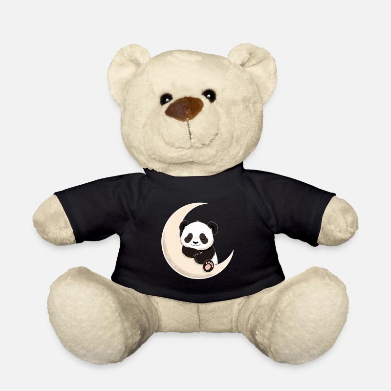 Panda Mondkuscheln - Teddy - Schwarz