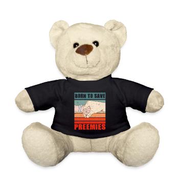 NICU Nurse - Teddy Bear - black - Front