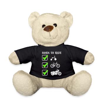 Né pour rouler - Nounours - noir - Devant
