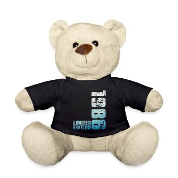 40. Jubiläum Mann Frau 40 Jahre 1986 Geschenk - Teddy - Schwarz - Vorne