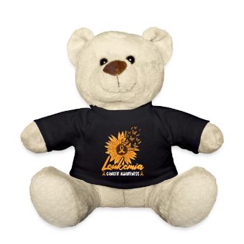 Leukemia Cancer Awareness - Teddy - Schwarz - Vorne