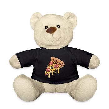 Pizza Pizzabäcker - Teddy - Schwarz - Vorne