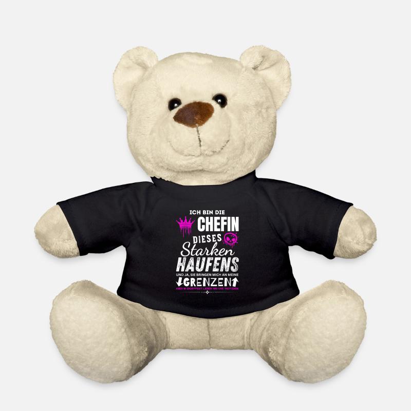 Chefin dieses starken Haufens Chefin Geschenke - Teddy Bear - black