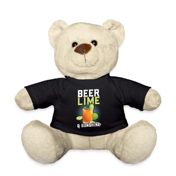 Bier Limette Sunshine - Teddy - Schwarz - Vorne