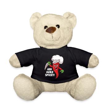 Mehr Würze Chili Koch - Teddy - Schwarz - Vorne